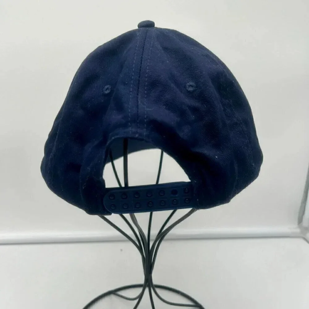 Vintage‎ Y2K Boy Scout Rally Hat Robert E Lee Council Adjustable USA Navy Blue